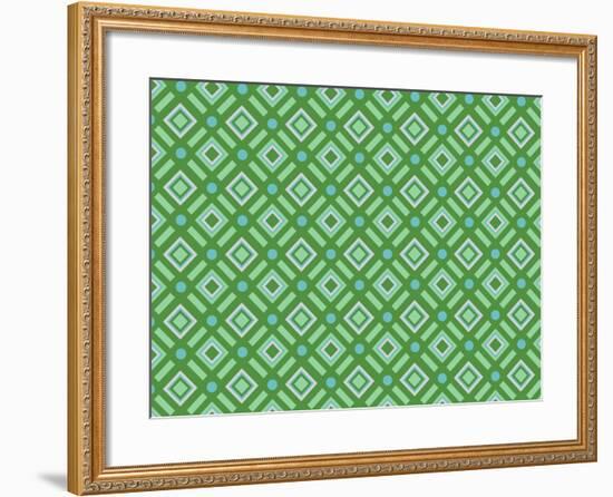 Christmas Wrap 1 Diamonds-Joanne Paynter Design-Framed Photographic Print