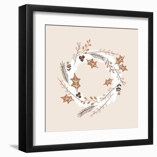 Christmas Wreath-Dana Shek-Framed Giclee Print