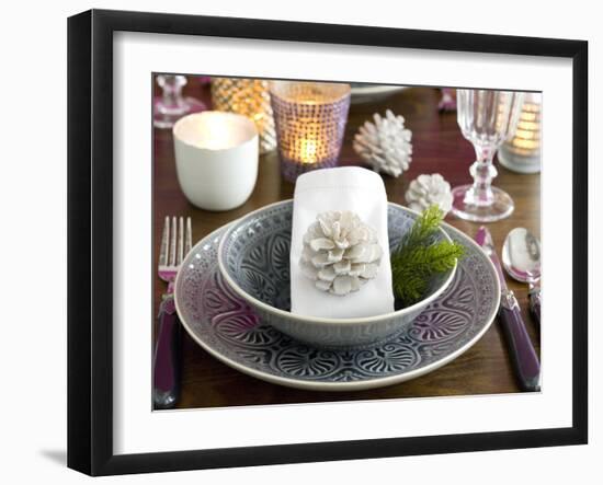 Christmassy Table Decorations-C. Nidhoff-Lang-Framed Photographic Print