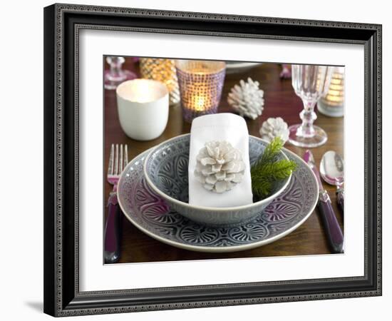 Christmassy Table Decorations-C. Nidhoff-Lang-Framed Photographic Print