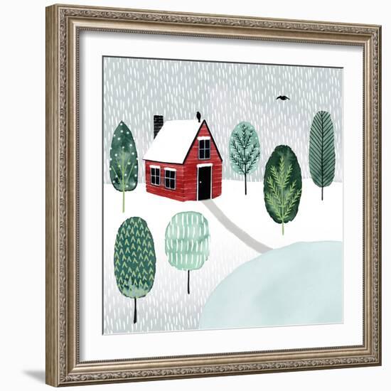 Christmastown I-null-Framed Art Print