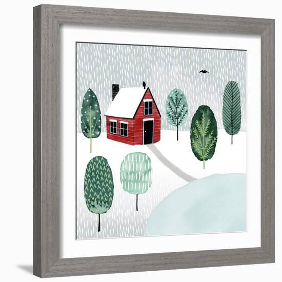 Christmastown I-null-Framed Art Print