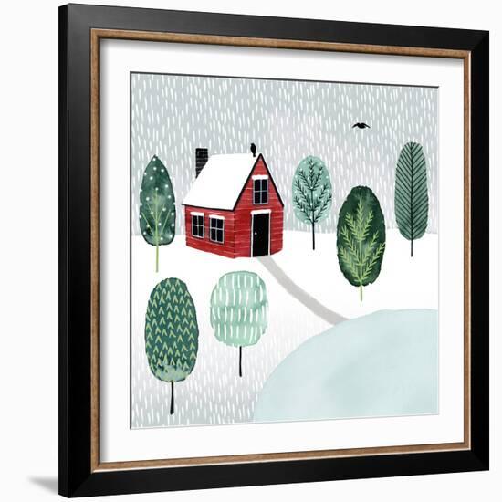 Christmastown I-null-Framed Art Print