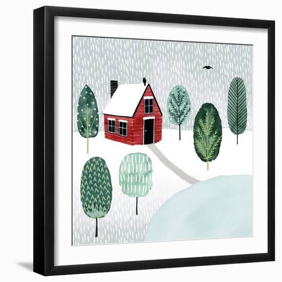 Christmastown I-null-Framed Art Print