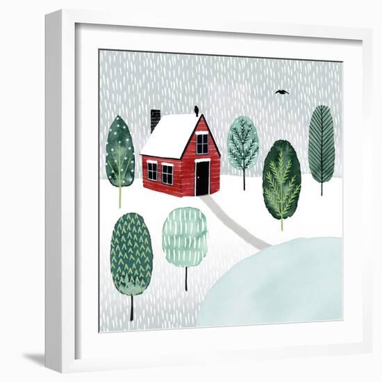 Christmastown I-null-Framed Art Print