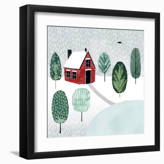 Christmastown I-null-Framed Art Print