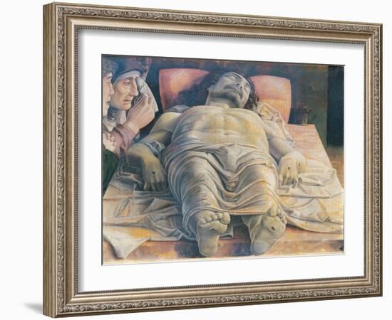 Christo in Scurto (the Foreshortened Christ Or the Dead Christ)-Andrea Mantegna-Framed Giclee Print