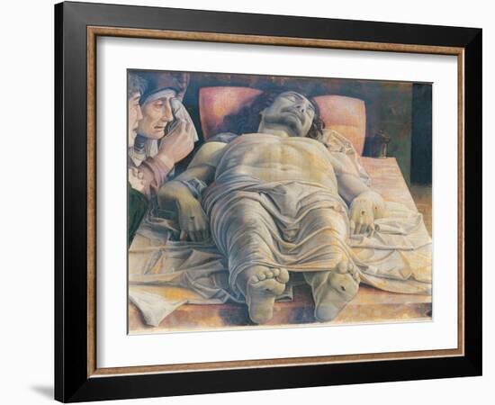 Christo in Scurto (the Foreshortened Christ Or the Dead Christ)-Andrea Mantegna-Framed Giclee Print