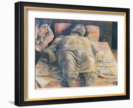 Christo in Scurto (the Foreshortened Christ Or the Dead Christ)-Andrea Mantegna-Framed Giclee Print