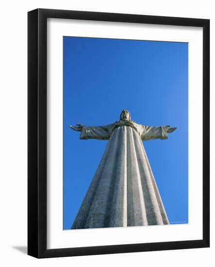 Christo Rei (28M Tall), Statue of Christ, in Cacilhas Suburb Across the Rio Tejo, Lisbon, Portugal-Alain Evrard-Framed Photographic Print