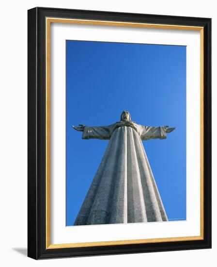 Christo Rei (28M Tall), Statue of Christ, in Cacilhas Suburb Across the Rio Tejo, Lisbon, Portugal-Alain Evrard-Framed Photographic Print