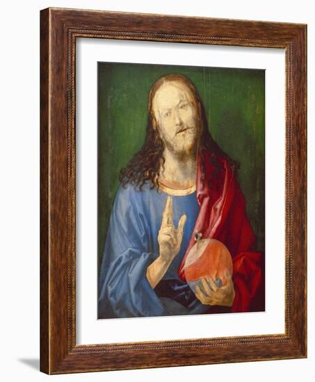 Christo Salvator Mundi (Unfinished), C. 1501-04-Albrecht Dürer-Framed Giclee Print