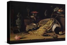 A Rose and Five Insects (1618)-Christoffel van den Berghe-Framed Art Print