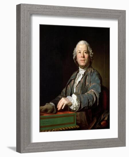 Christoph Wilibald Gluck at the Spinet, 1775-Joseph Siffred Duplessis-Framed Giclee Print