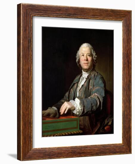 Christoph Wilibald Gluck at the Spinet, 1775-Joseph Siffred Duplessis-Framed Giclee Print