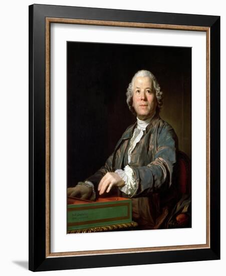 Christoph Wilibald Gluck at the Spinet, 1775-Joseph Siffred Duplessis-Framed Giclee Print