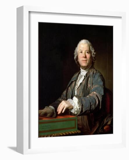 Christoph Wilibald Gluck at the Spinet, 1775-Joseph Siffred Duplessis-Framed Giclee Print