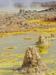 Sulfuric acid pond and fumarole at Dallol maar in Ethiopia-Christophe Boisvieux-Photographic Print