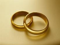 Pair of Wedding Bands-Christopher C Collins-Photographic Print