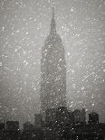 Snowfall in New York City-Christopher C Collins-Photographic Print