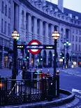 Underground Station Sign, London, United Kingdom, England-Christopher Groenhout-Photographic Print