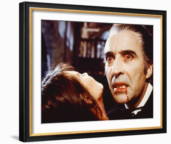 Christopher Lee - Dracula A.D. 1972-null-Framed Photo