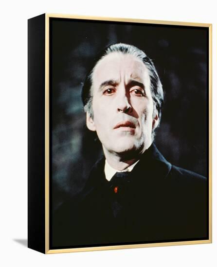 Christopher Lee - Dracula Has Risen from the Grave-null-Framed Stretched Canvas