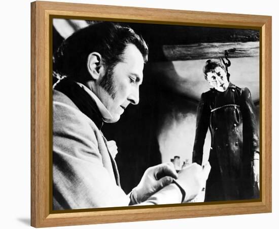 Christopher Lee, The Curse of Frankenstein (1957)-null-Framed Stretched Canvas