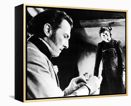 Christopher Lee, The Curse of Frankenstein (1957)-null-Framed Stretched Canvas