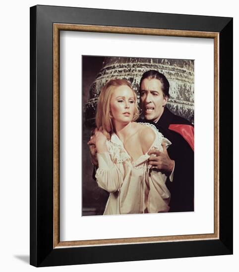 Christopher Lee & Veronica Carlson-null-Framed Photo