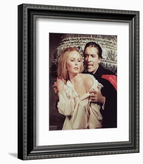 Christopher Lee & Veronica Carlson-null-Framed Photo