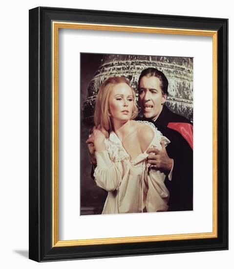 Christopher Lee & Veronica Carlson-null-Framed Photo