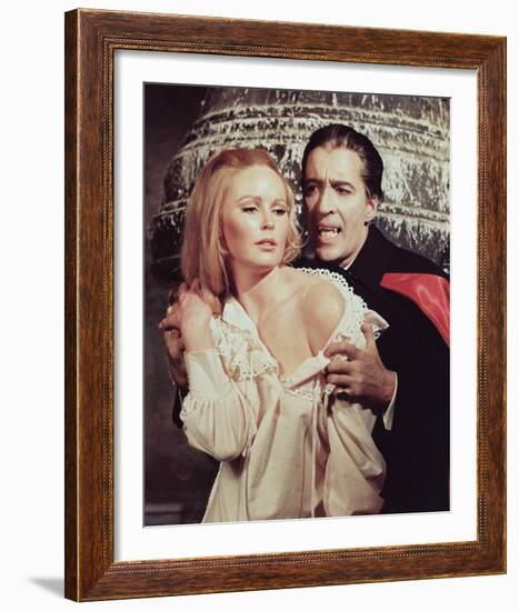 Christopher Lee & Veronica Carlson-null-Framed Photo