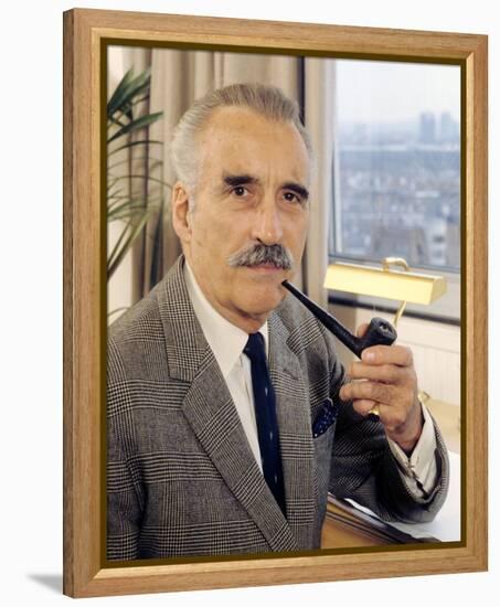 Christopher Lee-null-Framed Stretched Canvas