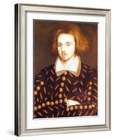 Christopher Marlowe, English Playwright-Science Source-Framed Giclee Print