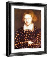 Christopher Marlowe, English Playwright-Science Source-Framed Giclee Print
