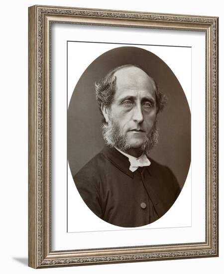 Christopher Newman Hall, LLB, English Nonconformist Divine, 1877-Lock & Whitfield-Framed Photographic Print