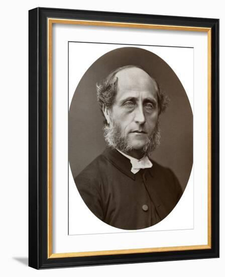 Christopher Newman Hall, LLB, English Nonconformist Divine, 1877-Lock & Whitfield-Framed Photographic Print