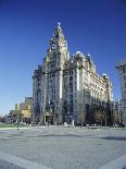 The Liver Building, Pier Head, Liverpool, Merseyside, England, UK-Christopher Nicholson-Framed Photographic Print