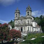 18th Century Bom Jesus Do Monte Church in the City of Braga in the Minho Region, Portugal-Christopher Rennie-Photographic Print