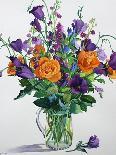 Orange and Purple Flowers-Christopher Ryland-Giclee Print