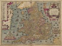 Anglia: England and Wales, 1579-Christopher Saxton-Giclee Print