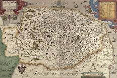 Cornwall, 1694-Christopher Saxton-Framed Premium Giclee Print