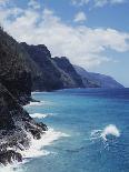 Hawaii, Kauai, Waves from the Pacific Ocean Along the Na Pali Coast-Christopher Talbot Frank-Photographic Print