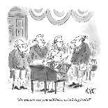 "Now we just have to sit back and wait for the Fed to bail us out." - New Yorker Cartoon-Christopher Weyant-Framed Premium Giclee Print