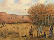 Pheasant Shooting-Christopher William Strange-Premier Image Canvas