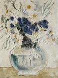 Daisies and Cornflowers in a Glass Bowl-Christopher Wood-Giclee Print