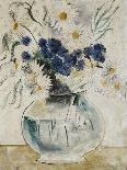 Daisies and Cornflowers in a Glass Bowl-Christopher Wood-Giclee Print