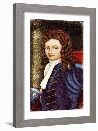 Christopher Wren, English Architect, Mathematician and Physicist, Early 20th Century-Godfrey Kneller-Framed Giclee Print