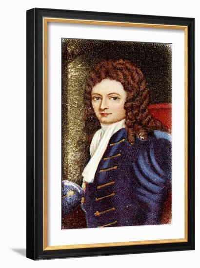 Christopher Wren, English Architect, Mathematician and Physicist, Early 20th Century-Godfrey Kneller-Framed Giclee Print